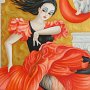 La ballerina di flamenco - cm 150x100